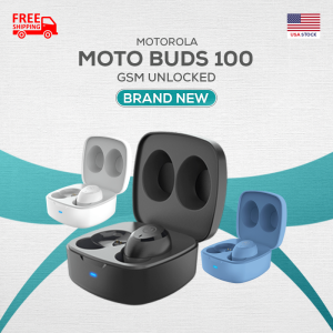 Motorola Moto Buds 100 True Wireless Earbuds Touch Control 14h Playtime IPX5