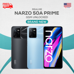 REALME Narzo 50A PRIME 128 GB 4 GB RAM RMX3516 (FACTORY UNLOCKED) 6.66" 50MP