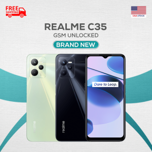 Realme C35 128GB 4GB RAM RMX3511 (FACTORY UNLOCKED) 6.6" 50MP (Global)